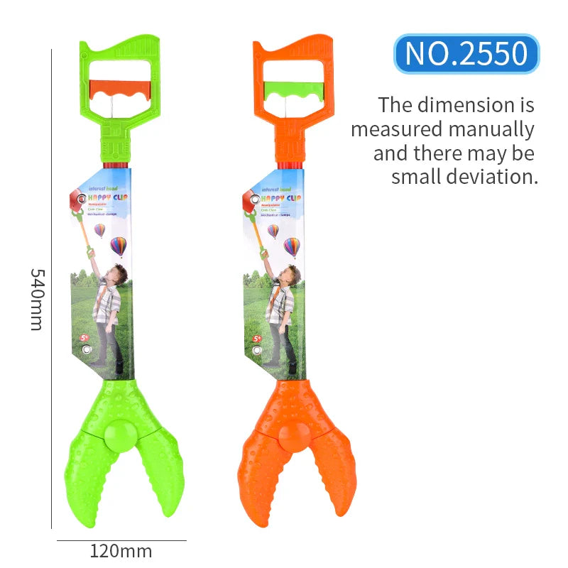 KTX-858771 Robotic Crab Grabber Tool for Kids - Mechanical Arm Beach Toy, Ages 5-13, 54cm