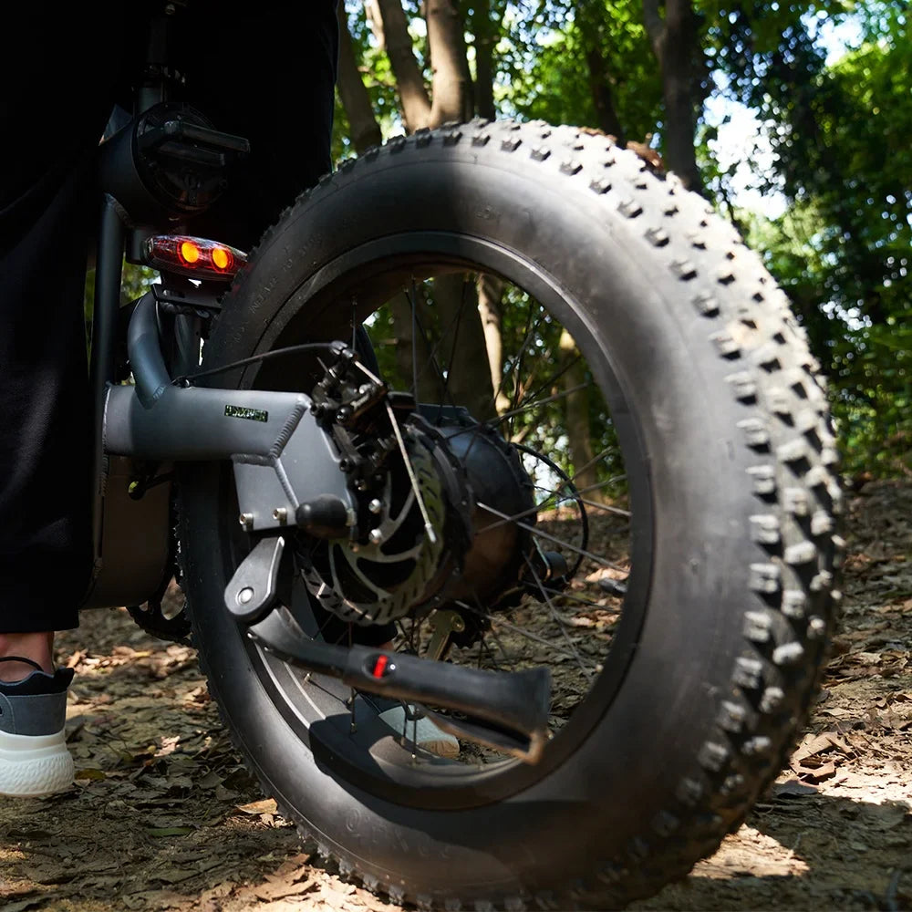 KTX-859219 Collapsible All Terrain Electric Bike 20" 48V 500W 20AH with Hydraulic Disc Brakes and LCD Display