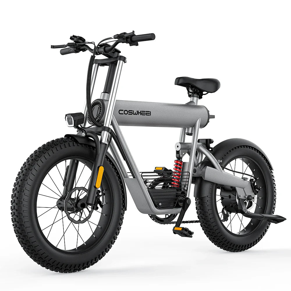 KTX-859219 Collapsible All Terrain Electric Bike 20" 48V 500W 20AH with Hydraulic Disc Brakes and LCD Display