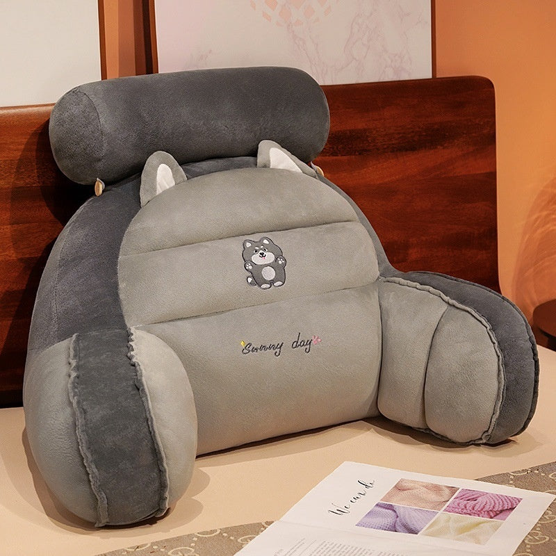 KTX-859475 Cute 3D Cartoon Waist Pillow for Bed and Sofa - Various Animal Designs