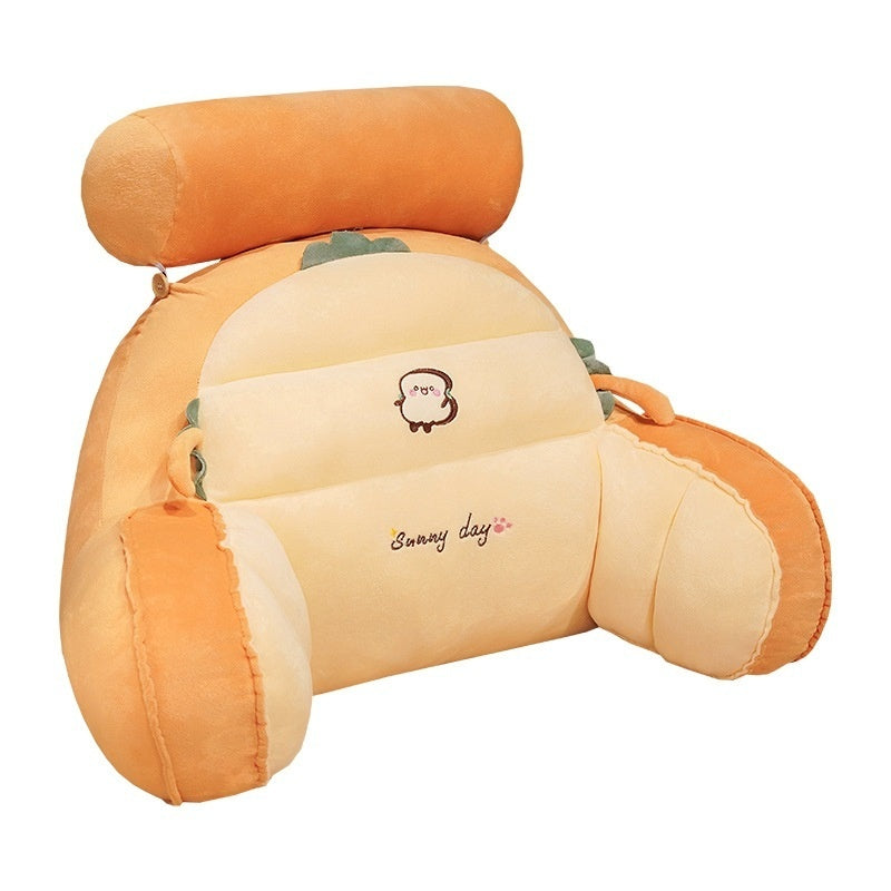 KTX-859475 Cute 3D Cartoon Waist Pillow for Bed and Sofa - Various Animal Designs