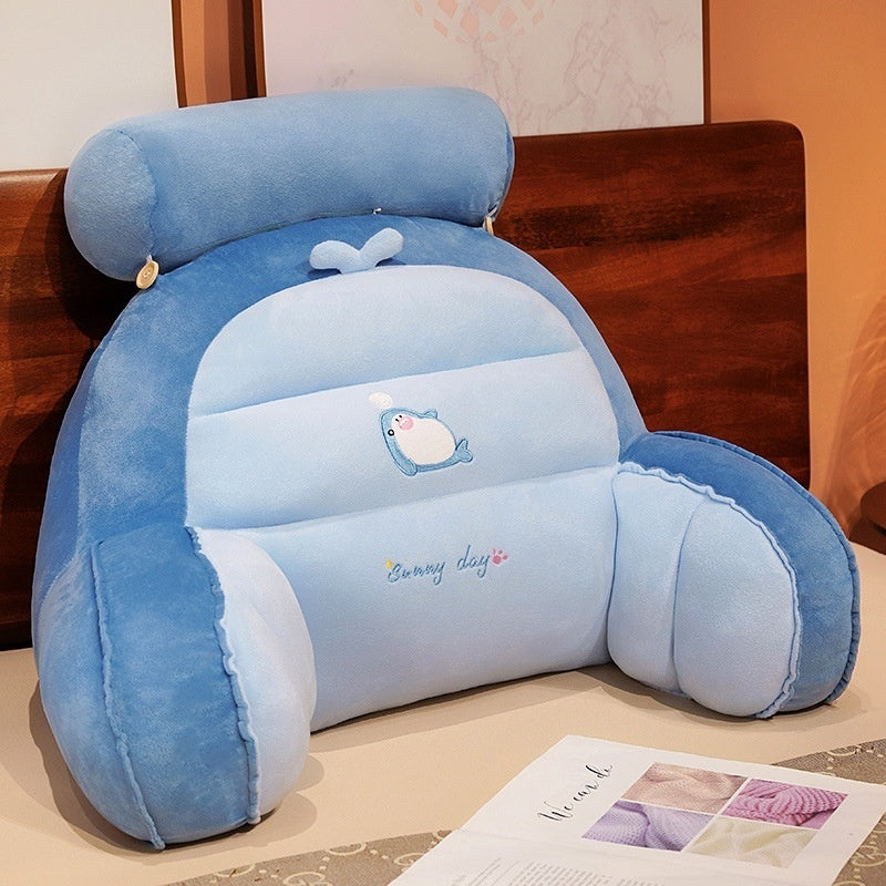 KTX-859475 Cute 3D Cartoon Waist Pillow for Bed and Sofa - Various Animal Designs