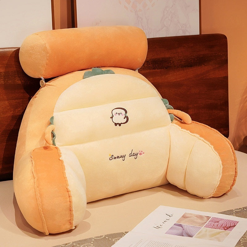 KTX-859475 Cute 3D Cartoon Waist Pillow for Bed and Sofa - Various Animal Designs