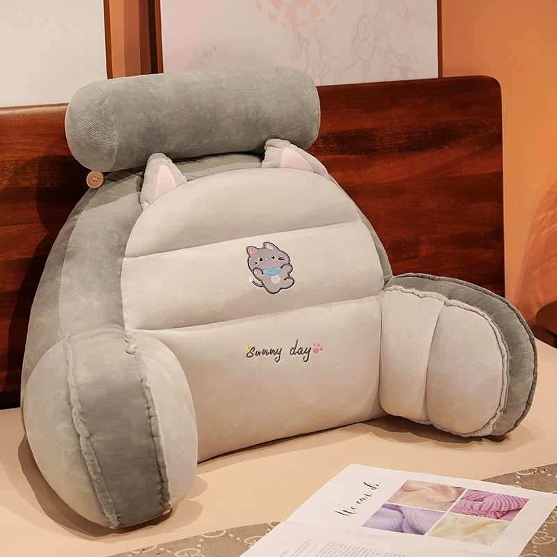 KTX-859475 Cute 3D Cartoon Waist Pillow for Bed and Sofa - Various Animal Designs