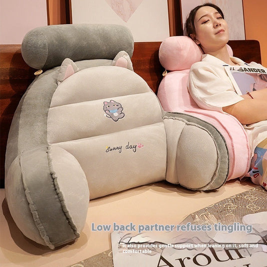 KTX-859475 Cute 3D Cartoon Waist Pillow for Bed and Sofa - Various Animal Designs