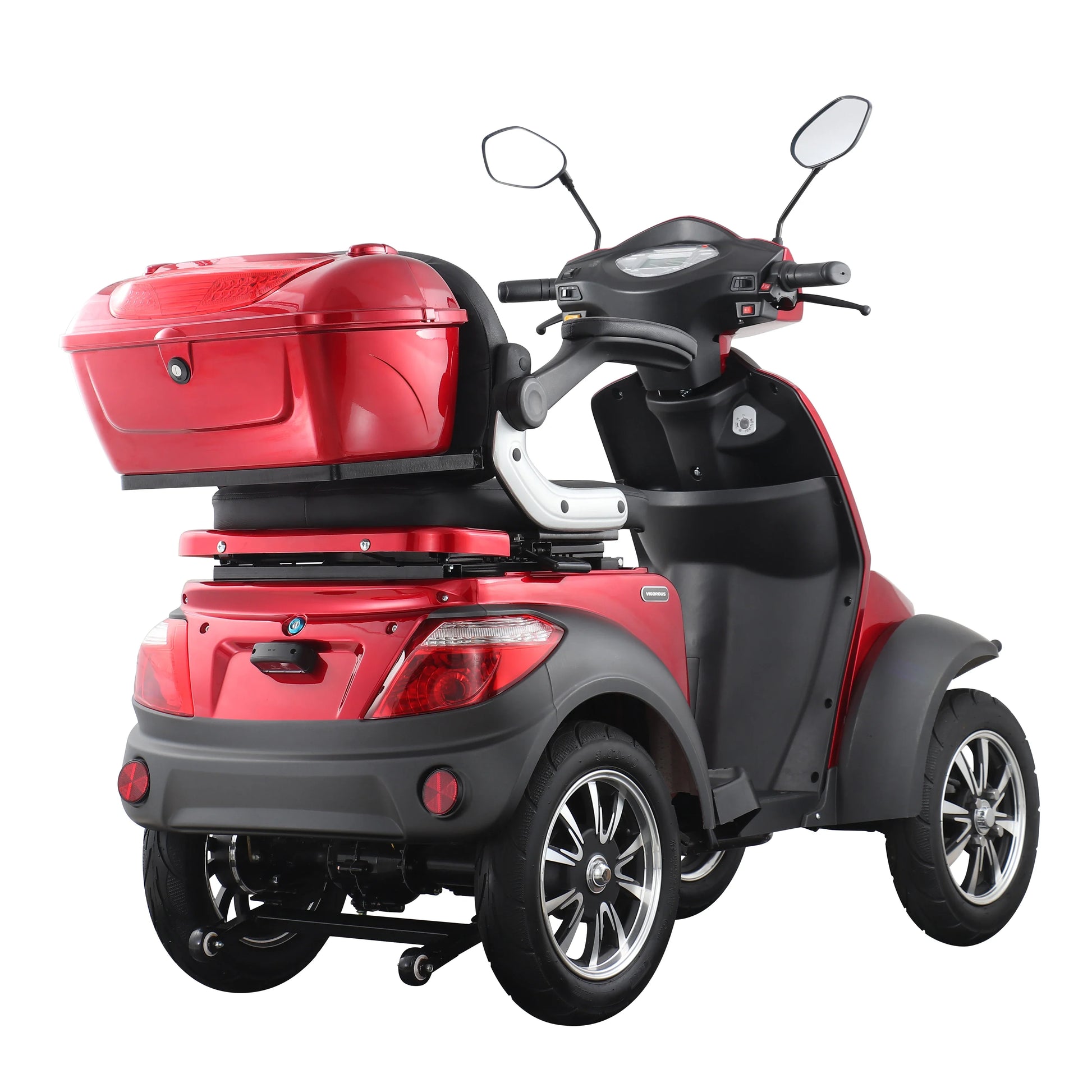 KTX-859539 1000W 4-Wheel Electric Scooter with Lead-Acid Battery, 40-60km Range, LED Light