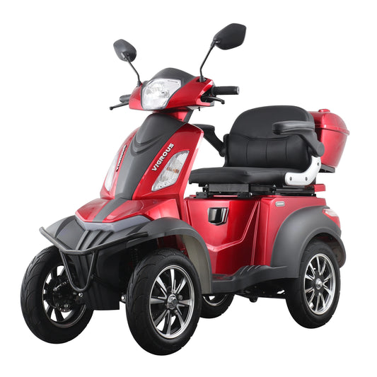 KTX-859539 1000W 4-Wheel Electric Scooter with Lead-Acid Battery, 40-60km Range, LED Light
