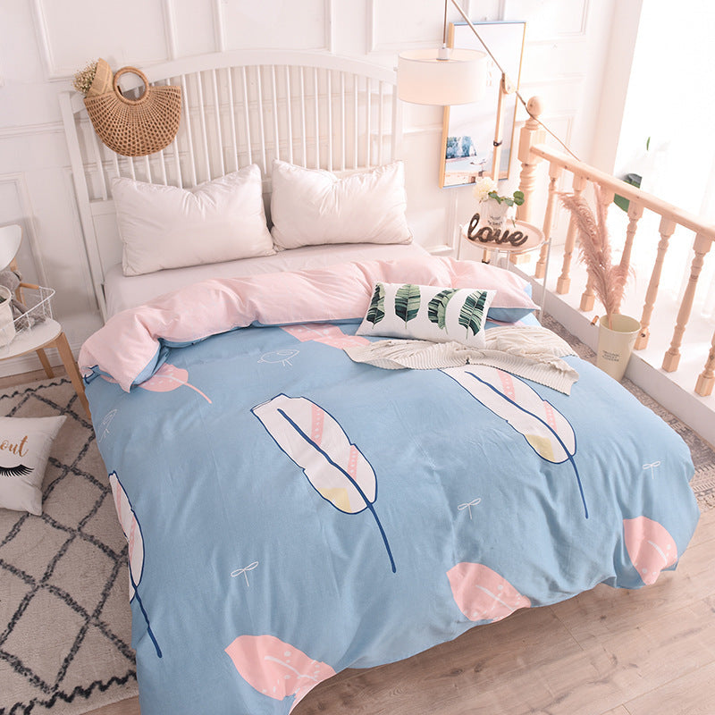 KTX-859987 Cotton Bed Quilt Cover - Soft and Comfortable Bedding Essential