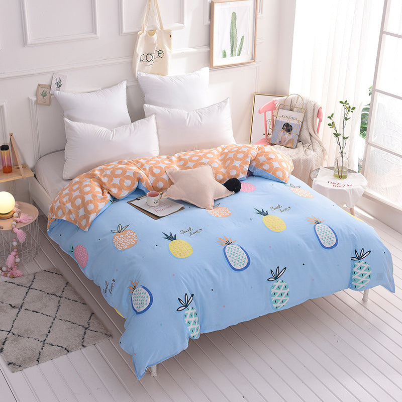 KTX-859987 Cotton Bed Quilt Cover - Soft and Comfortable Bedding Essential