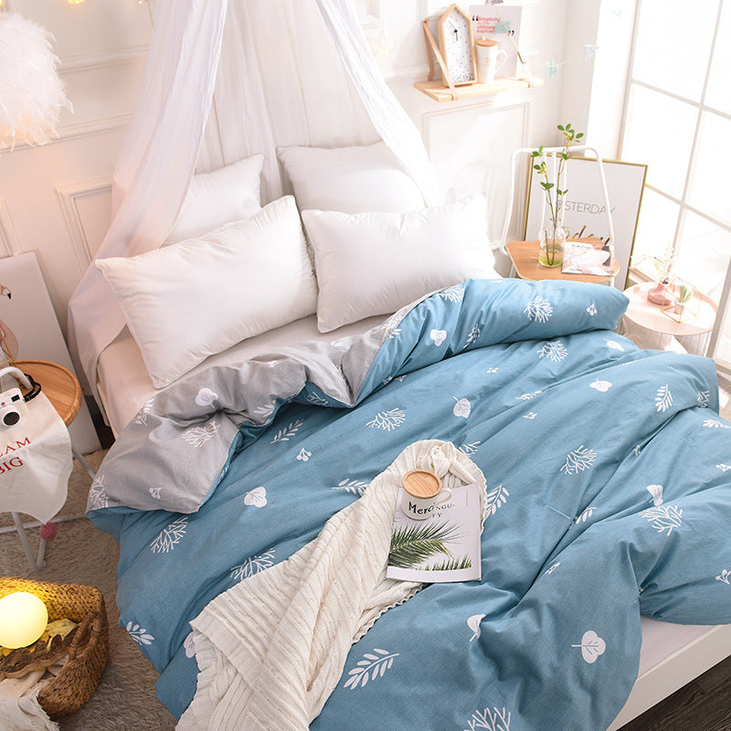 KTX-859987 Cotton Bed Quilt Cover - Soft and Comfortable Bedding Essential