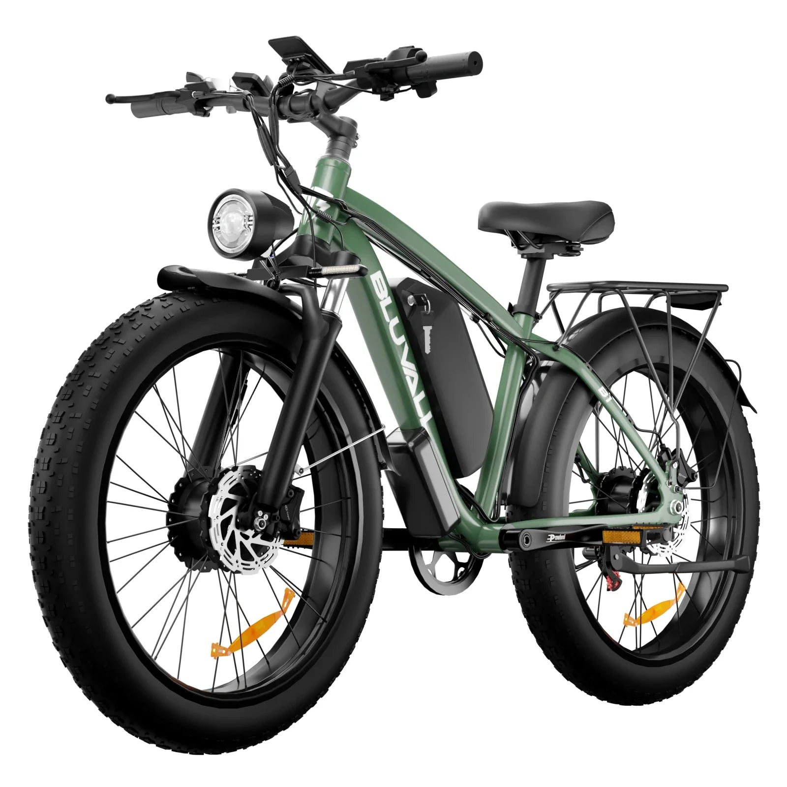 KTX-860371 48V 26" Electric Fat Tire Bike, 2000W Dual Motor, 7-Speed, Aluminum Alloy Frame, Hydraulic Disc Brakes, 40-60Km Range