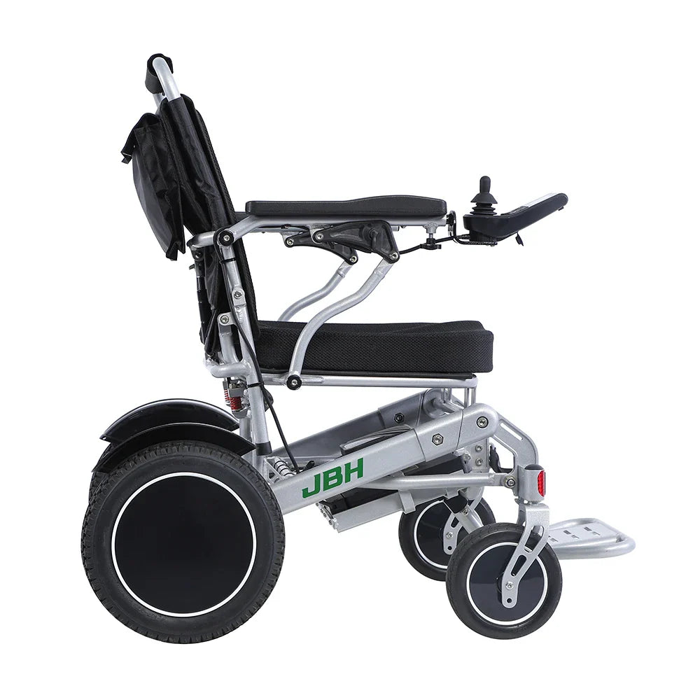KTX-860691 Compact Folding Electric Wheelchair with Bluetooth Remote and Large Wheels
