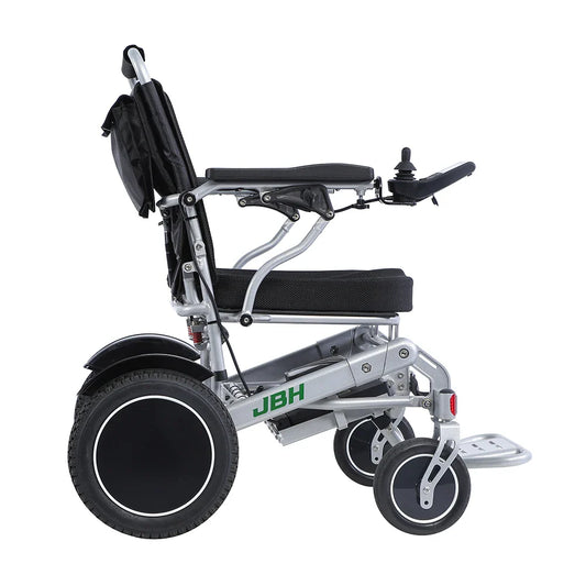 KTX-860691 Compact Folding Electric Wheelchair with Bluetooth Remote and Large Wheels