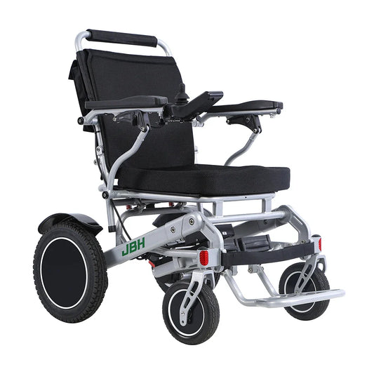 KTX-860691 Compact Folding Electric Wheelchair with Bluetooth Remote and Large Wheels