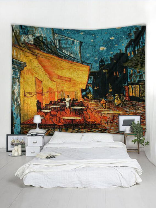 KTX-861523 Arles Night Cafe Tapestry - Available in 150x100cm, 150x130cm, and 150x230cm Sizes