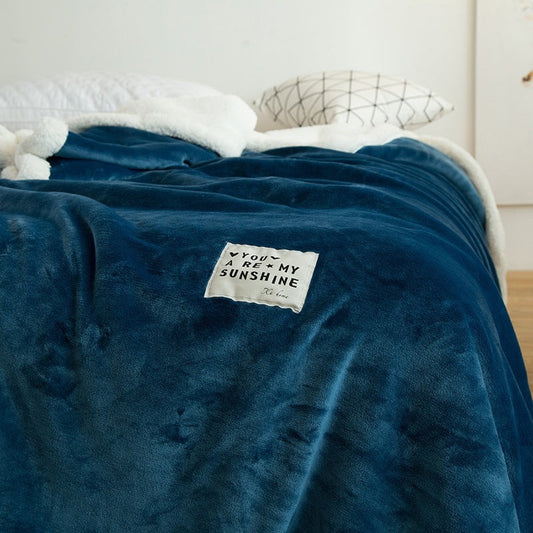 KTX-862291 Elegant Sofa Cover Blanket - Cozy Polyester Wrap in Various Stylish Colors