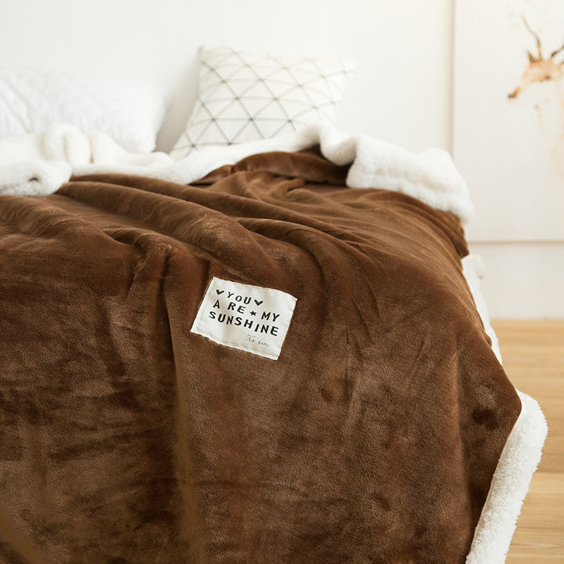 KTX-862291 Elegant Sofa Cover Blanket - Cozy Polyester Wrap in Various Stylish Colors