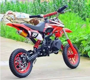 KTX-862547 Automatic 49cc Mini Dirt Bike for Kids - Compact and Fast with Front and Rear Disc Brakes