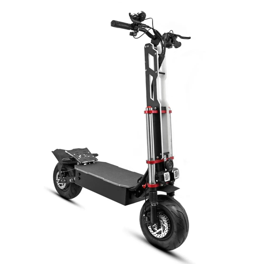 KTX-862995 Dual-Wheel Electric Scooter K8, 6000W Motor, 60V 38Ah Battery, Foldable, 80-100km Range, Waterproof, Full Suspension