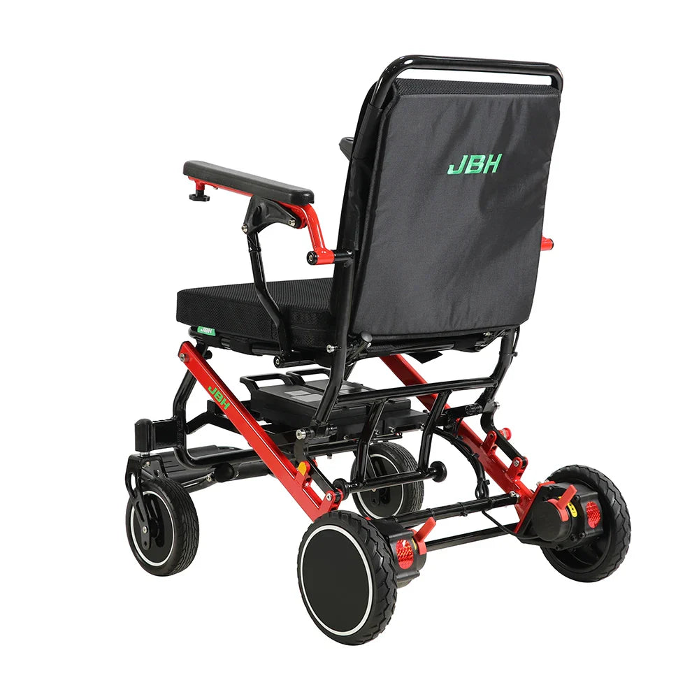KTX-862995 Portable Remote Control Electric Wheelchair, Aluminum Alloy, 20km Range, 120kg Load Capacity, Intelligent Controller