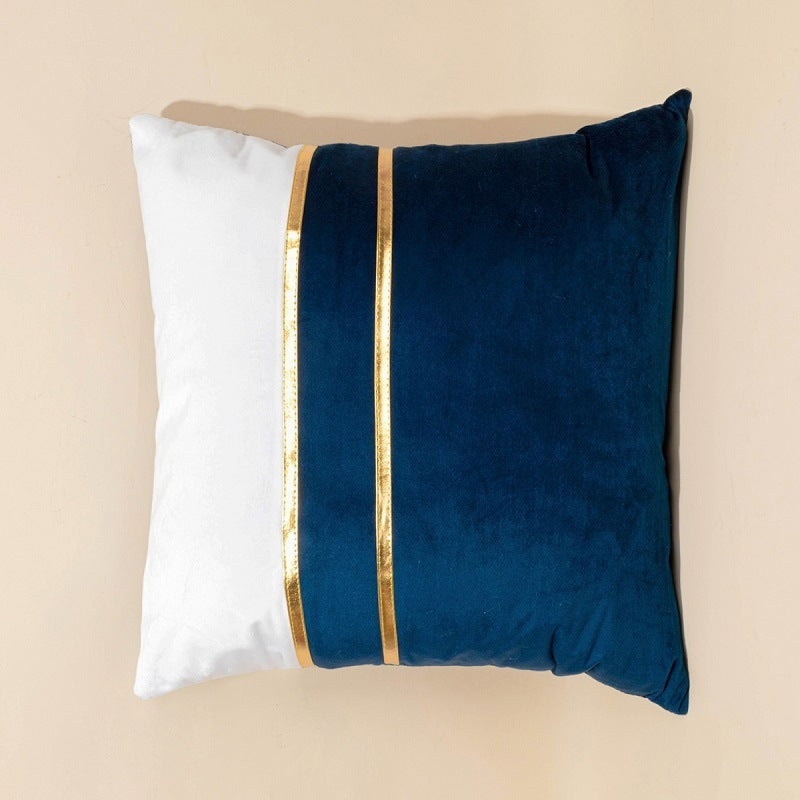 KTX-863123 Velvet Sofa Pillowcase for Bedside and Living Room - Stylish and Comfortable Waist Support