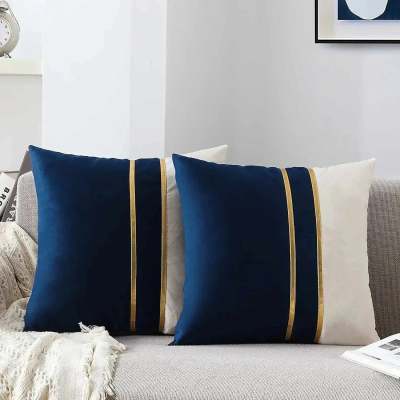 KTX-863123 Velvet Sofa Pillowcase for Bedside and Living Room - Stylish and Comfortable Waist Support