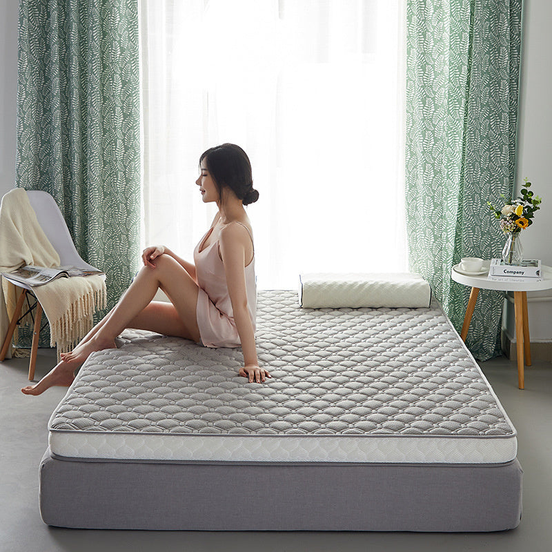 KTX-863443 High Rebound 3D Stereo Latex Mat Tatami Mattress with Lamb Wool Fabric and Breathable Design