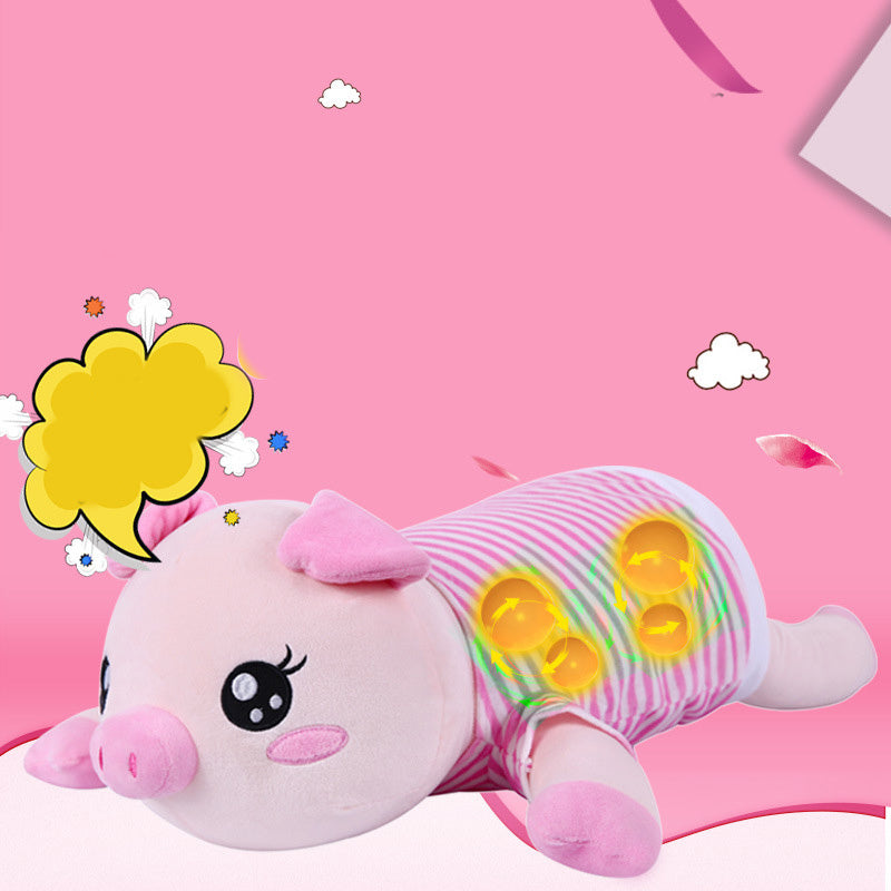 KTX-863955 Multi-Functional Plush Massage Pillow with 8 Massage Heads and Timer Control for Neck, Back, and Legs