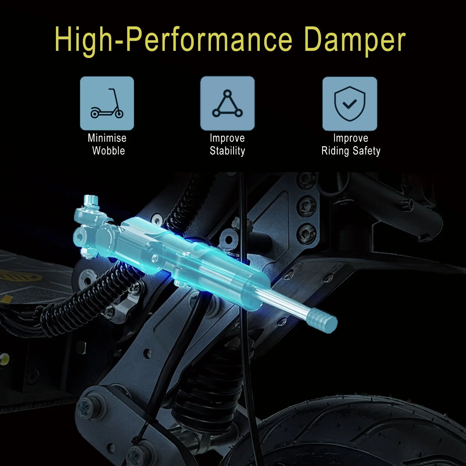 KTX-864147 Electric Adult Scooter - 6000W Dual Motor, 58MPH Max Speed, 90-100km Range, Foldable, Off-Road Capable