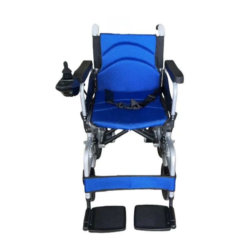KTX-865299 150kg Capacity Carbon Steel Electric Wheelchair with Dual Brake System and Removable Battery