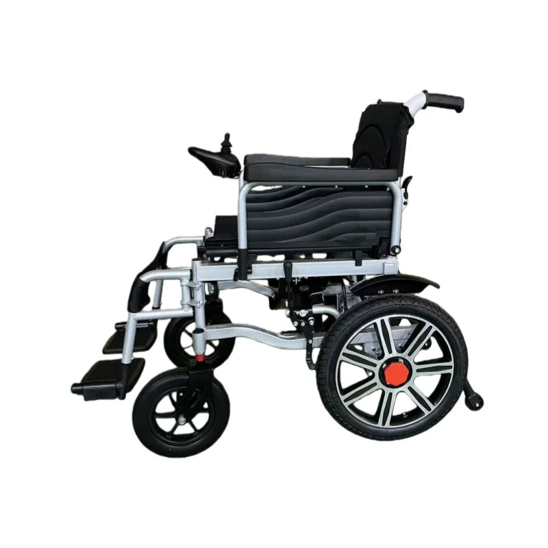 KTX-865299 150kg Capacity Carbon Steel Electric Wheelchair with Dual Brake System and Removable Battery