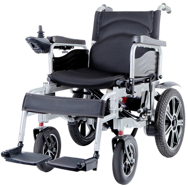 KTX-865299 150kg Capacity Carbon Steel Electric Wheelchair with Dual Brake System and Removable Battery