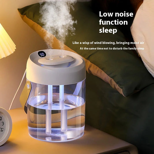 KTX-865619 Large Capacity Ultrasonic Humidifier with USB Power and Digital Display for Home and Office