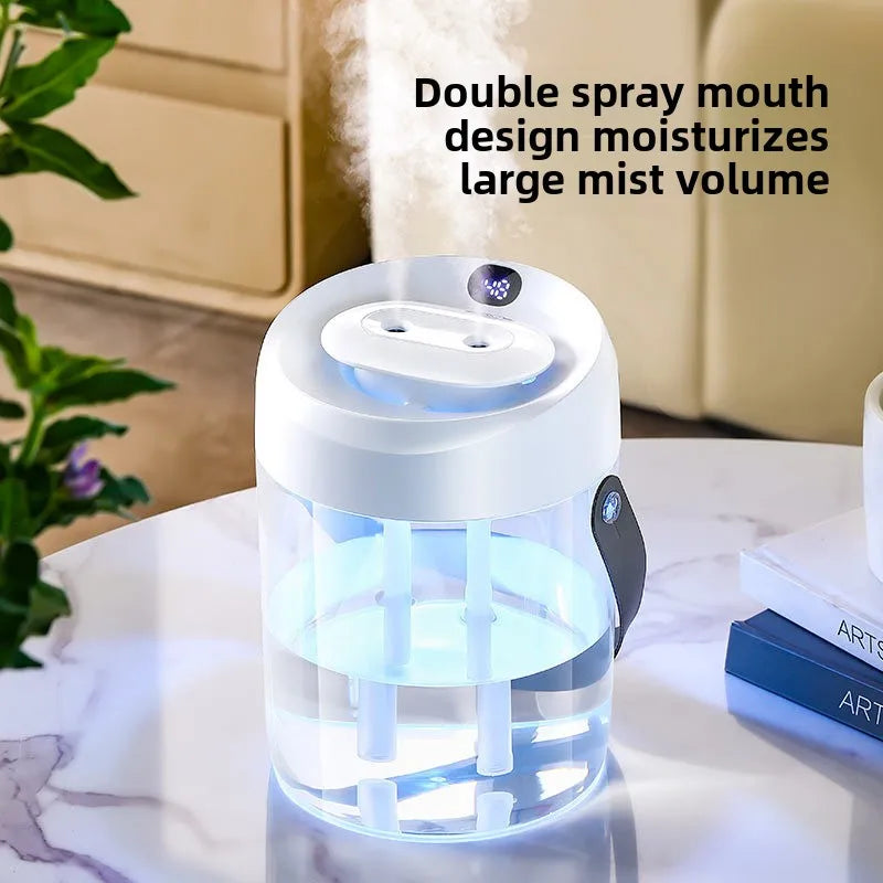 KTX-865619 Large Capacity Ultrasonic Humidifier with USB Power and Digital Display for Home and Office