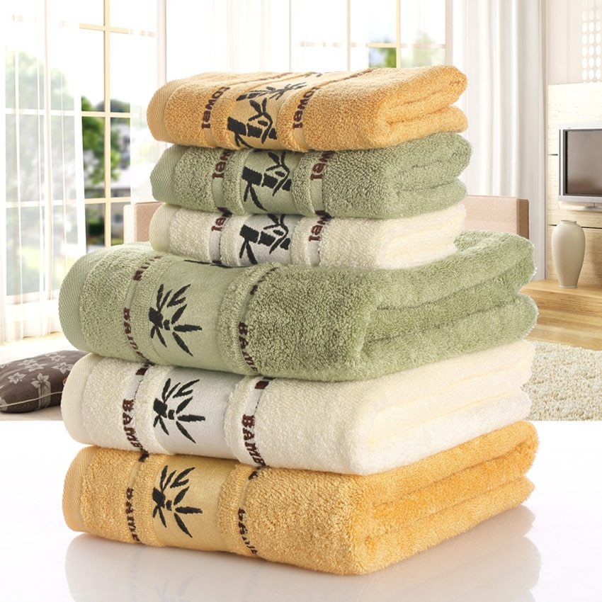 KTX-866003 Bamboo Charcoal Fiber Bath Towel Set - Soft, Quick-Drying, Water-Absorbent, Lint-Free, No Fading, Safe and Comfortable