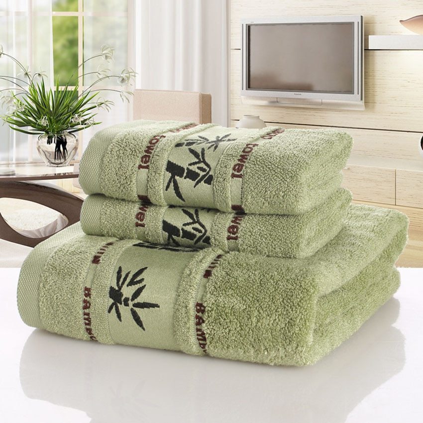 KTX-866003 Bamboo Charcoal Fiber Bath Towel Set - Soft, Quick-Drying, Water-Absorbent, Lint-Free, No Fading, Safe and Comfortable