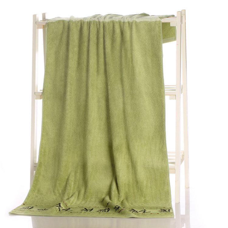 KTX-866003 Bamboo Charcoal Fiber Bath Towel Set - Soft, Quick-Drying, Water-Absorbent, Lint-Free, No Fading, Safe and Comfortable