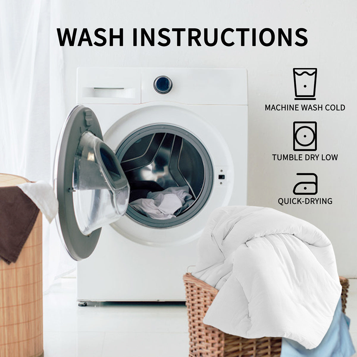 KTX-866259 Mushroom Print Microfiber Comforter Set with Shams - Twin, Full, Queen, King Sizes Available