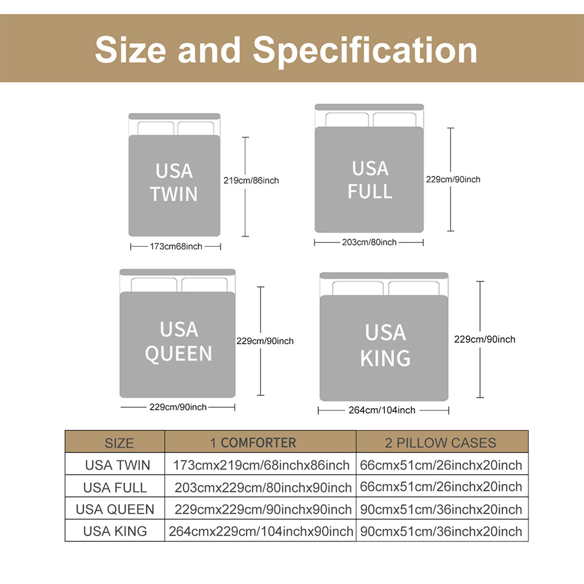 KTX-866259 Mushroom Print Microfiber Comforter Set with Shams - Twin, Full, Queen, King Sizes Available