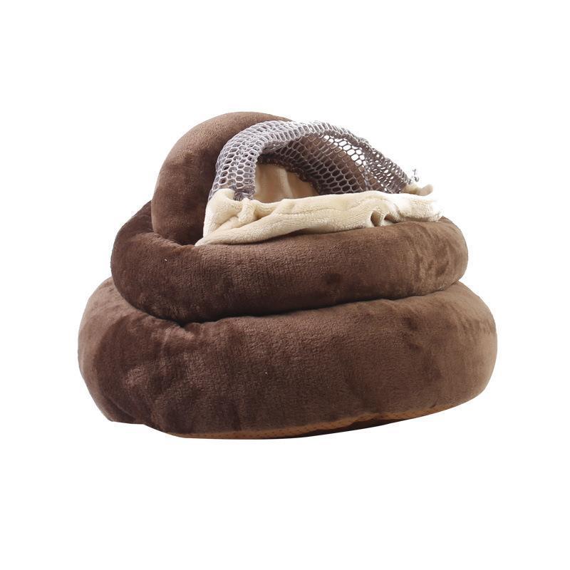 KTX-866707 Winter Soft Plush Guinea Pig Nest with Warm Breathable Cushion