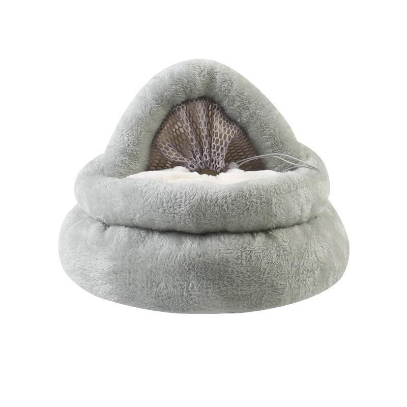 KTX-866707 Winter Soft Plush Guinea Pig Nest with Warm Breathable Cushion