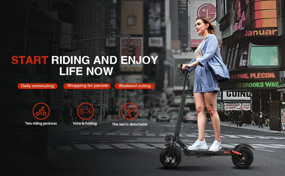 KTX-866771 Electric Self-Balancing Folding Scooter with 1200W Motor and 55-60km Range