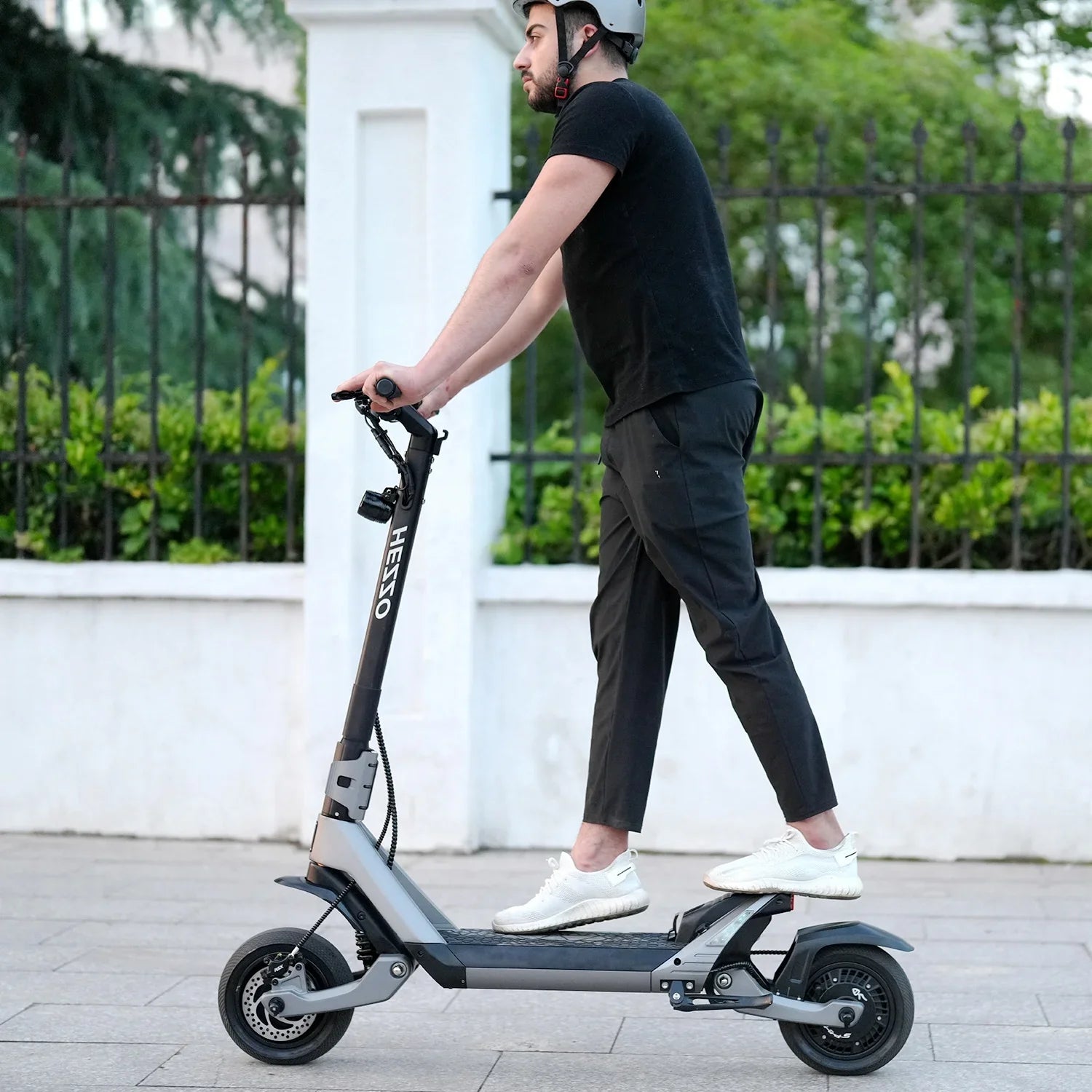 KTX-867923 60V Electric Scooter with Foldable Aluminum Frame, 3200W Dual Drive, 10-Inch Off-Road Tires and LED Display