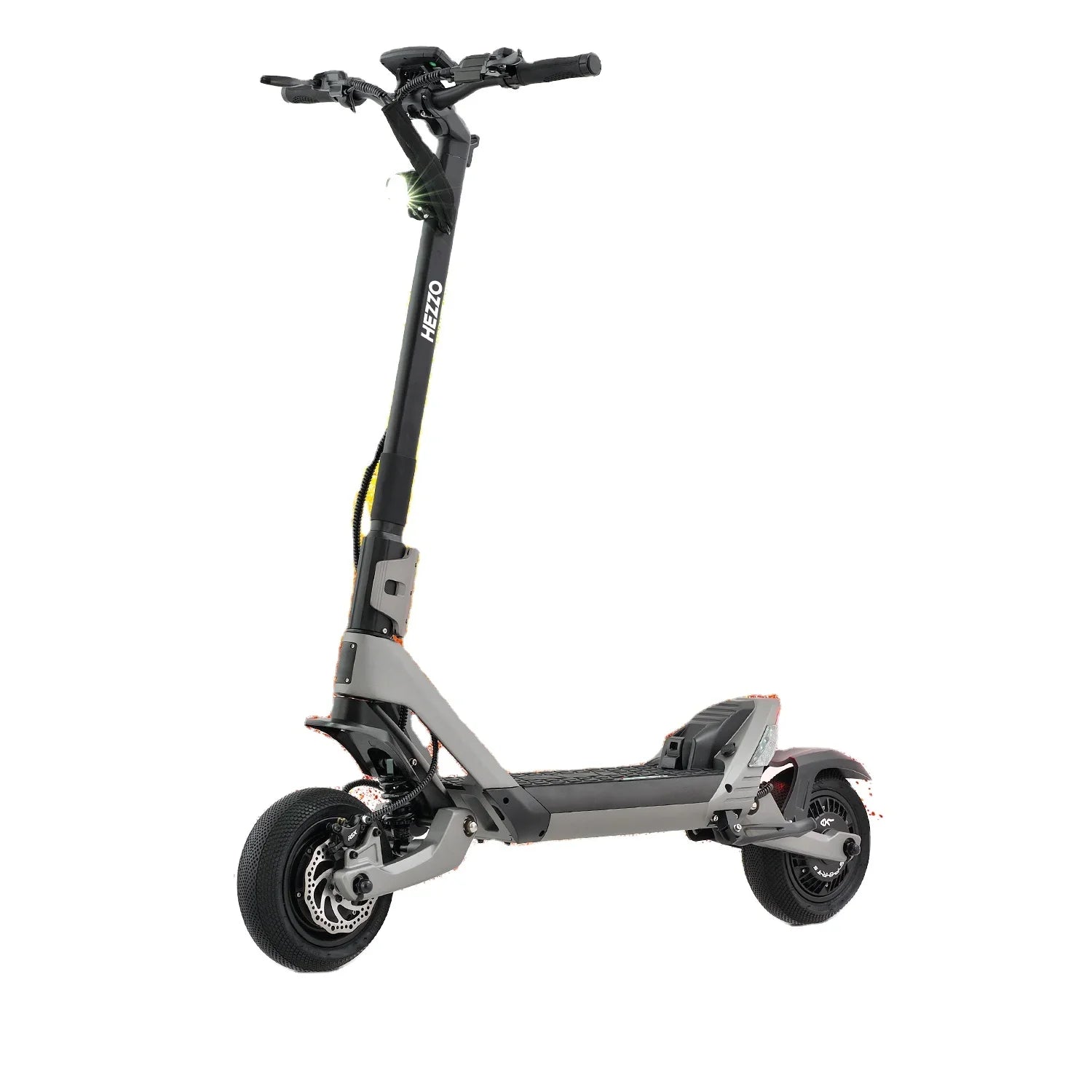 KTX-867923 60V Electric Scooter with Foldable Aluminum Frame, 3200W Dual Drive, 10-Inch Off-Road Tires and LED Display