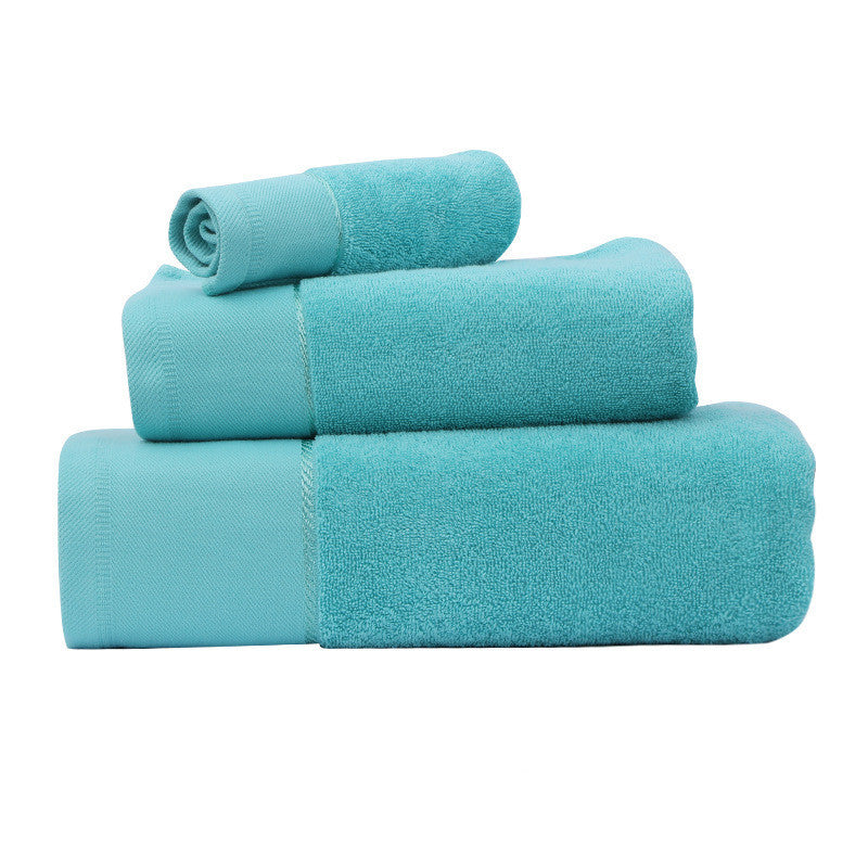 KTX-868307 Cotton 3-Piece Bath Towel Set - Soft, Absorbent Towels in Multiple Colors