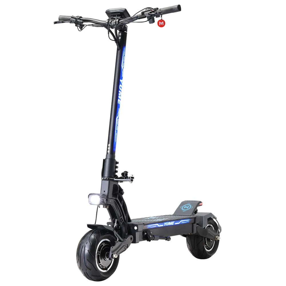 KTX-869075 YUME HAWK Pro 11-Inch Dual Motor Electric Scooter, 96km Range, 250W Brushless Motor, Foldable, Waterproof