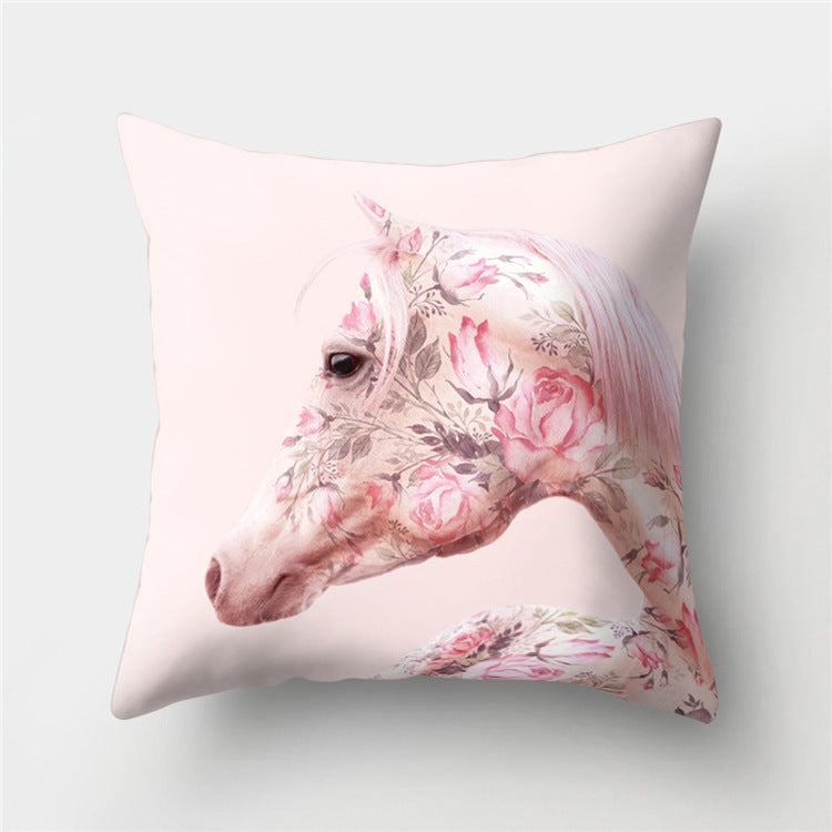 KTX-869779 Peach Velvet Cartoon High-Heeled Pineapple Pillowcase Cover