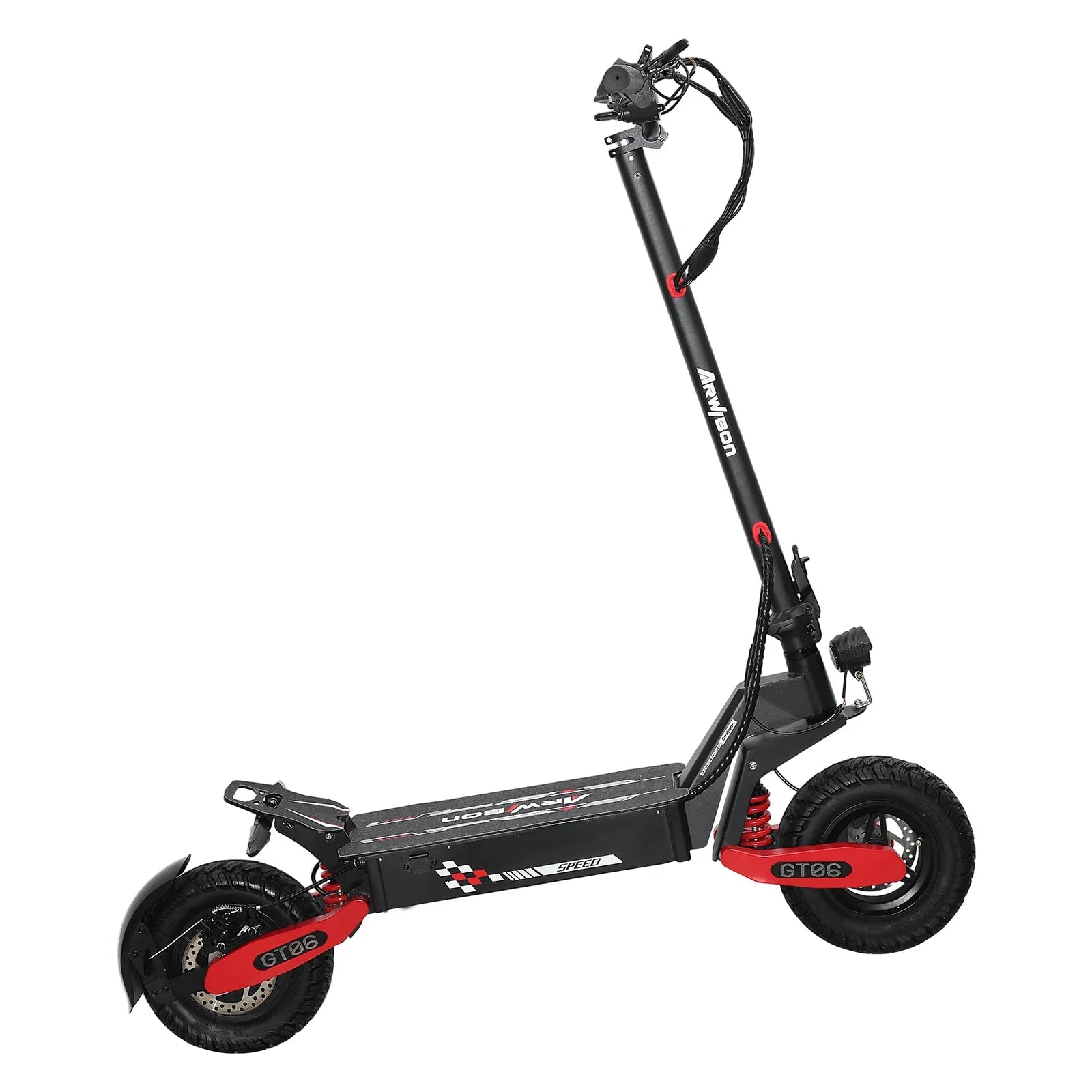 KTX-870227 Off-Road Electric Scooter with 1200W Motor, 27 MPH Speed, 11-Inch Tires, Long Range 15-25 Miles, Foldable Design