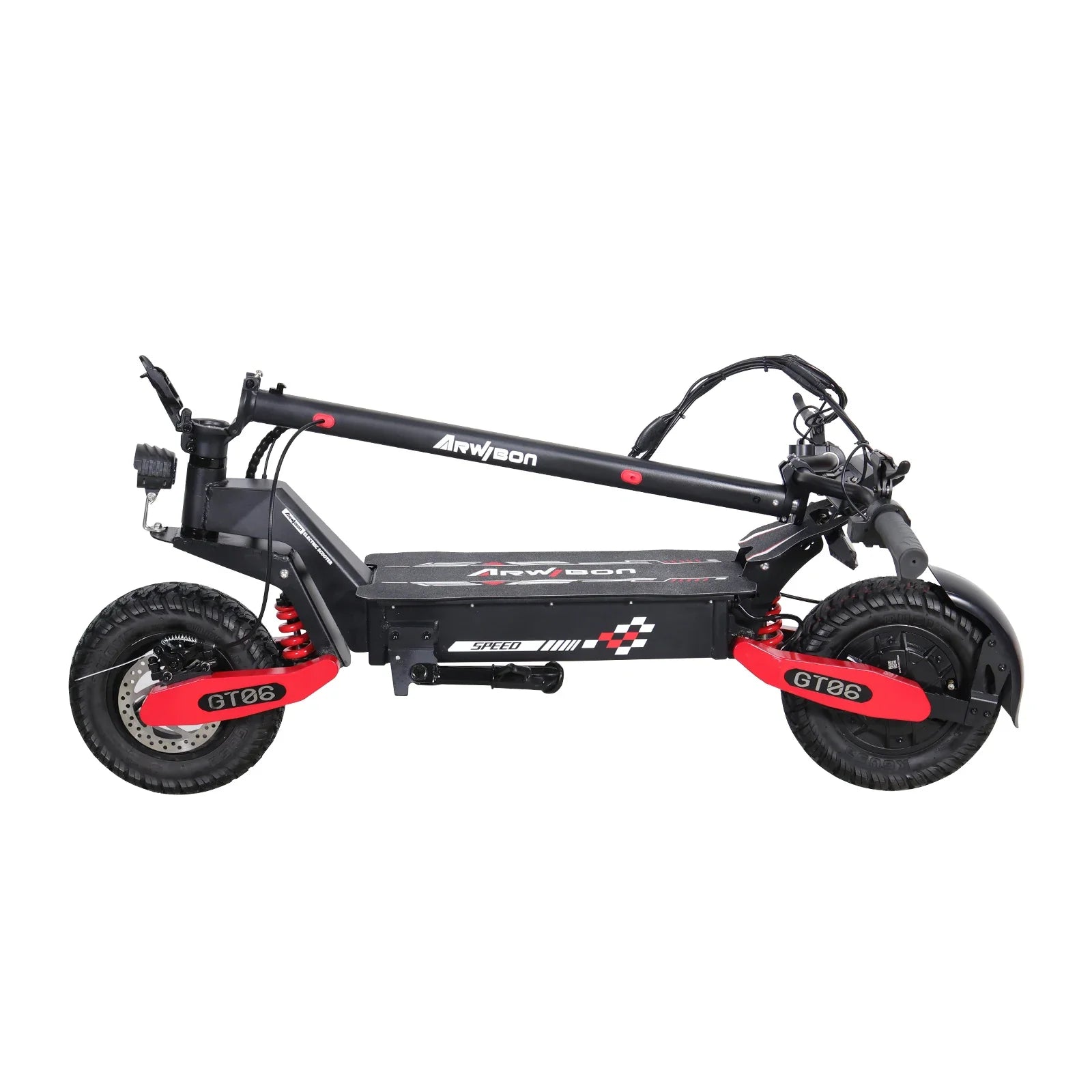 KTX-870227 Off-Road Electric Scooter with 1200W Motor, 27 MPH Speed, 11-Inch Tires, Long Range 15-25 Miles, Foldable Design