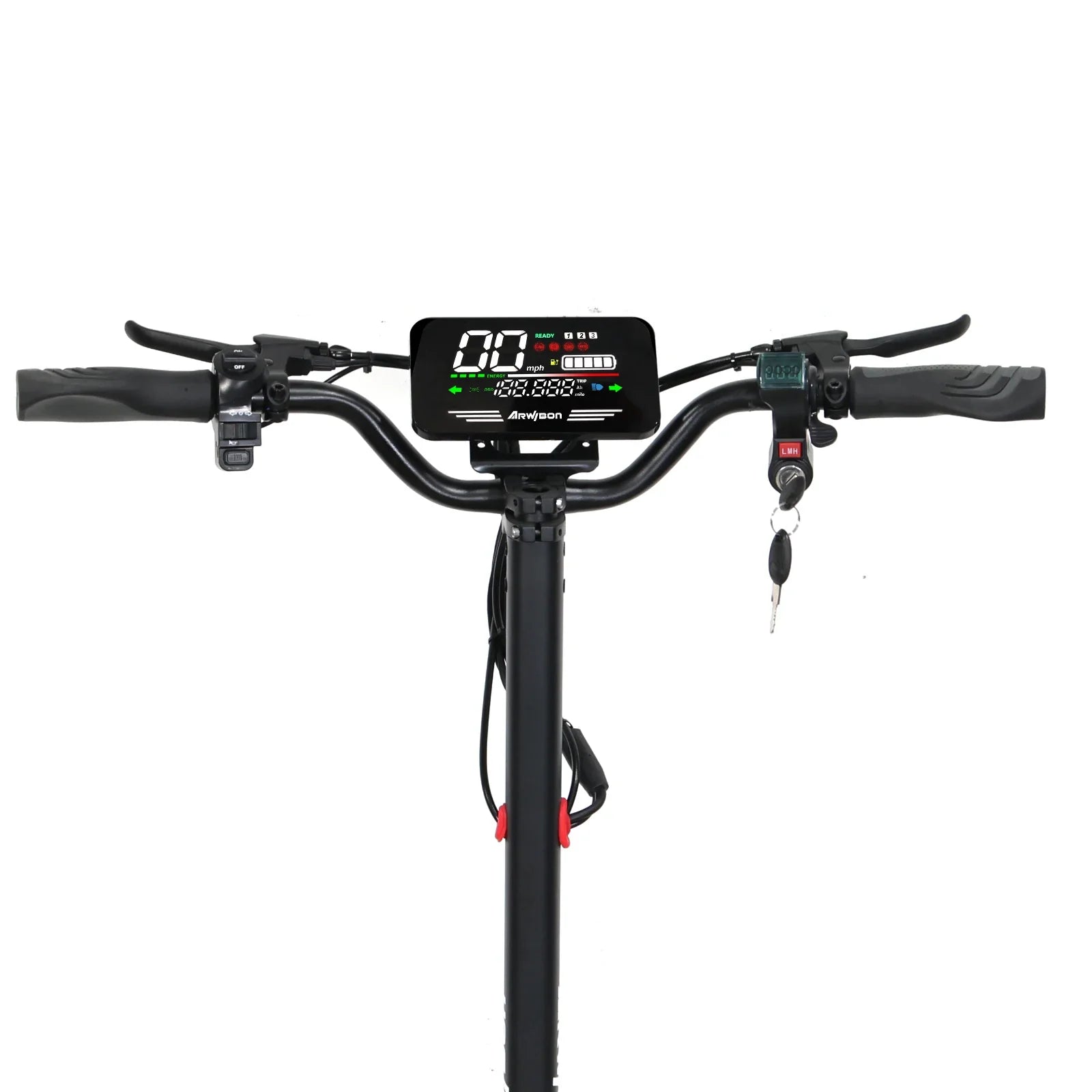 KTX-870227 Off-Road Electric Scooter with 1200W Motor, 27 MPH Speed, 11-Inch Tires, Long Range 15-25 Miles, Foldable Design